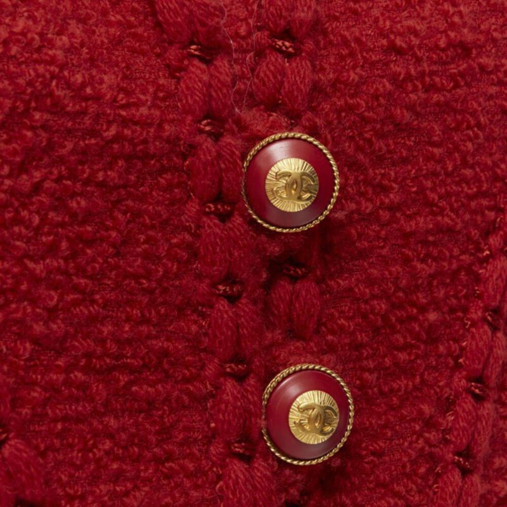 Chanel boucle tweed boned corset jacket - Picture 2 of 6
